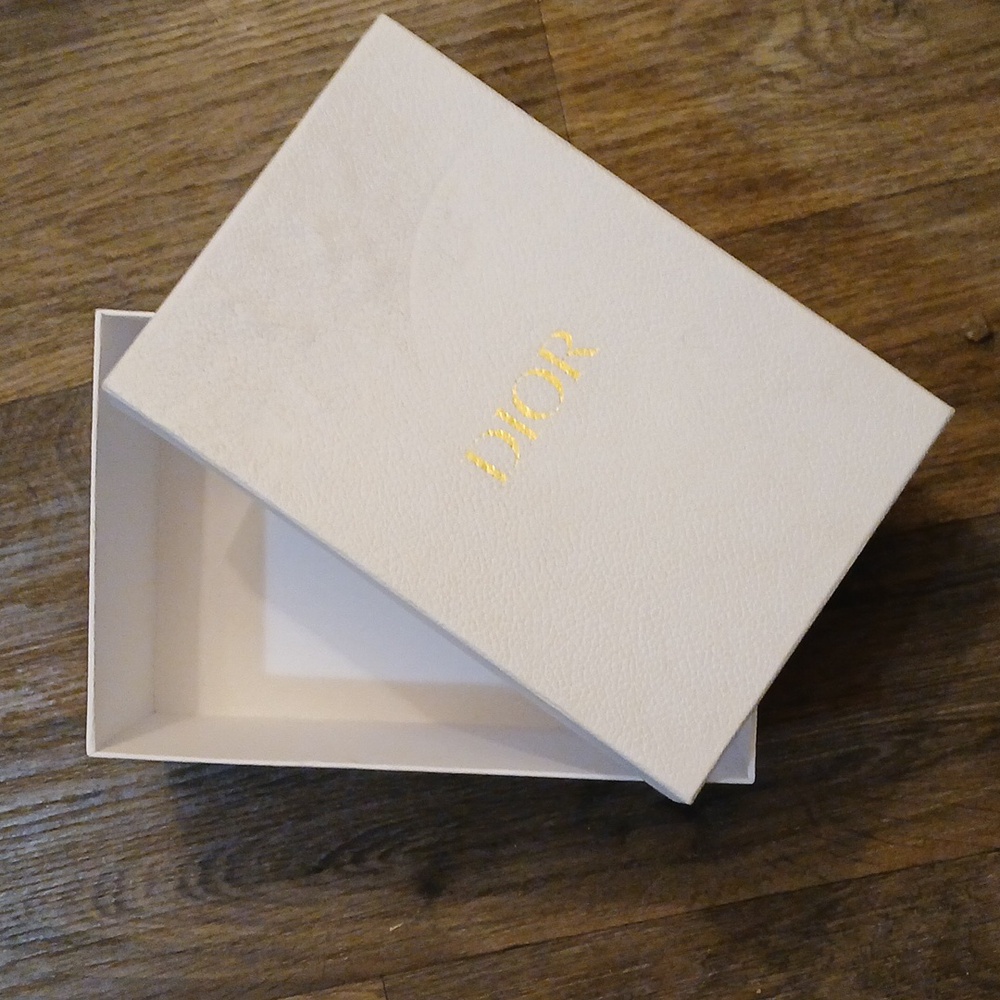 Authentic White Dior Empty Shoe Box.